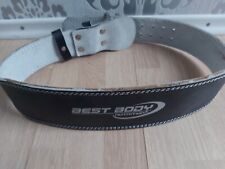 Gewichthebergürtel Trainingsgürtel Bodybuilding schwarz Gr.S