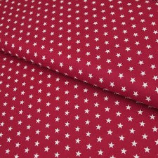 Baumwollstoff mit Sternen /