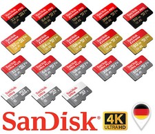 Sandisk Micro SD Speicherkarte 16GB 32GB 64GB 128GB 256GB 512 Ultra Extreme PRO