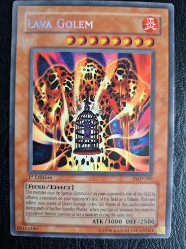 Lava golem pgd 107 - yu-gi-oh!, lava-golem