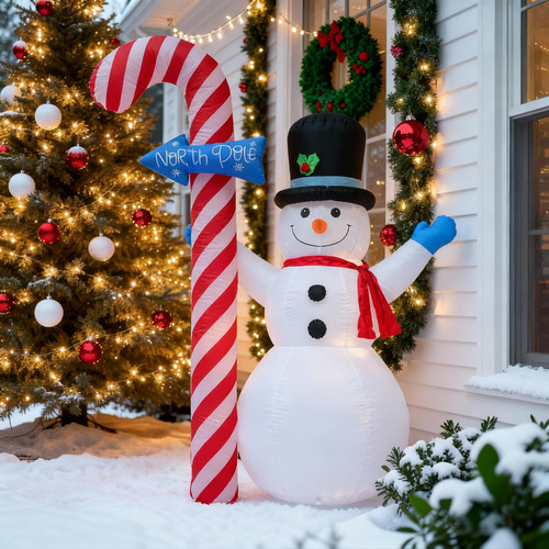 270cm aufblasbarer schneemann - 270cm,