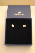 Swarovski Ohrstecker, Original, Herz Form, OVP