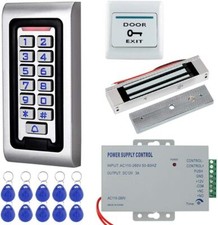 Tür Zugangskontrolle Eintritt System Kit RFID Tastatur + 320lbs elektrisches