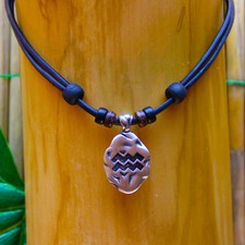Halskette Sternzeichen Kette Surferkette Surferhalskette Lederkette Horoskop