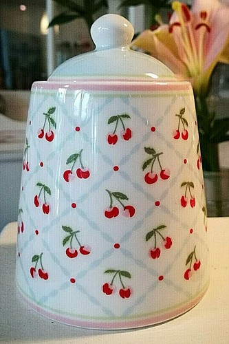 Greengate sugar pot - pot, cherie