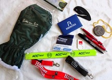 12 tlg. Konvolut Werbegeschenke | Werbeartikel Tombola | Schlüsselband Reflektor