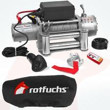 ROTFUCHS 12V Elektrische Seilwinde 13000LBS 5909KG Offroadwinde Motorwinde Funk