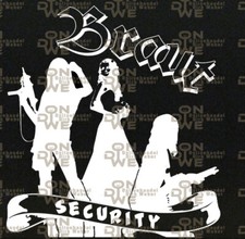 Aufkleber "Braut-Security" Autoaufkleber, Funaufkleber, Hochzeit, (1040)