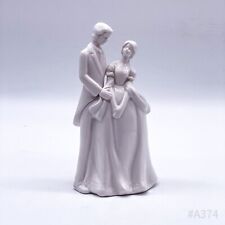 Vintage Porzellanfigur „Brautpaar“ Hochzeitsdekoration Weiß | 10x19cm