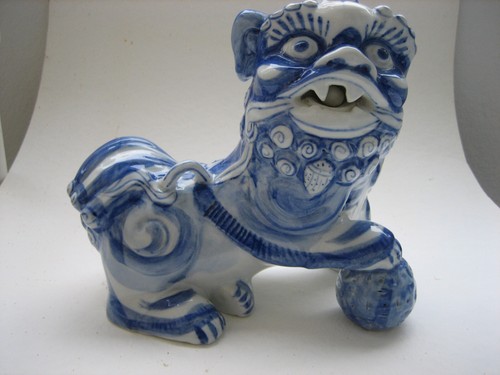 Porzellan foo dog - ,