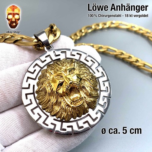 Löwenkopf anhänger kt - anhänger, 18