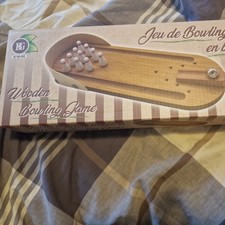 Tischbowling Spiel aus Holz