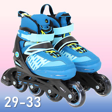Trendy Mädchen Inline-Skates Kinder Inliner Rollschuhe Größe verstellbar 29 - 33