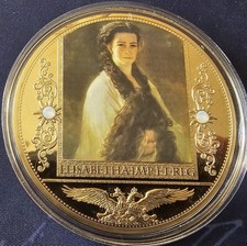 SUPER SCHÖNE MEDAILLE KAISERIN ELISABETH VON ÖSTERREICH UND UNGARN 