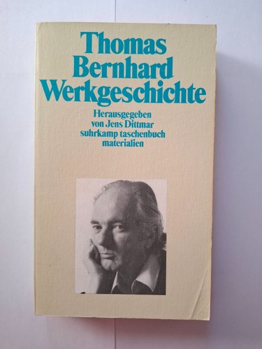 Thomas bernhard werkgeschichte - thomas,