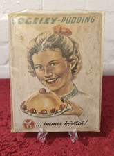 Altes Blechschild Vogeley Pudding Werbeschild Metallschild Deko Vintage