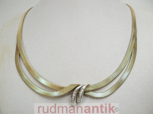 Elegantes collier gold 585 - collier,
