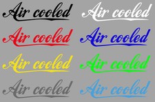 Aufkleber air cooled - air,