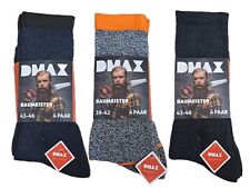 DMAX Arbeitssocken "Baumeister-Edition" - 12 Paare in Größen 39-42 und 43-46