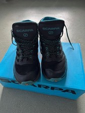 Scarpa Schuhe halbhoch Gr. 37 schwarz-blau / türkis, Wanderschuh, Gore tex, TOP!
