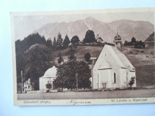 Ansichtskarte oberstdorf - ansichtskarte,