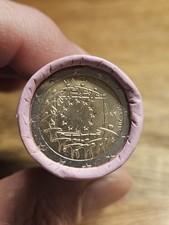 2 Euro Gedenkmünzen 2015 Malta 30 Jahre EU Flagge Münzrolle in Sichtrolle bfr 