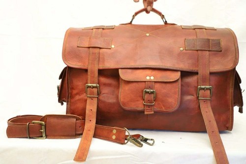 Seesack aus echtem leder mit - seesack,