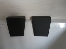 2 exklusive Kopfstützen für Badewanne, schwarz, 6 Saugnäpfe, NP je 59 €
