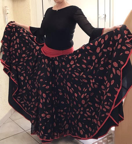 Flamenco kostüm vierteilig - flamenco,