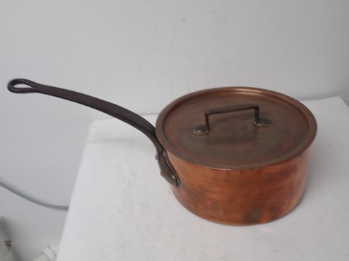 Uralter großer kupfer koch - großer,