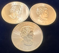 Lot Of 3 2014 Canadian Maple 1