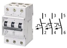 Siemens Leitungsschutzschalter 5SX21 B16 3pol. (N-Baureihe)