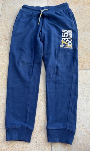 Jogginghose blau mit bagger - blau,