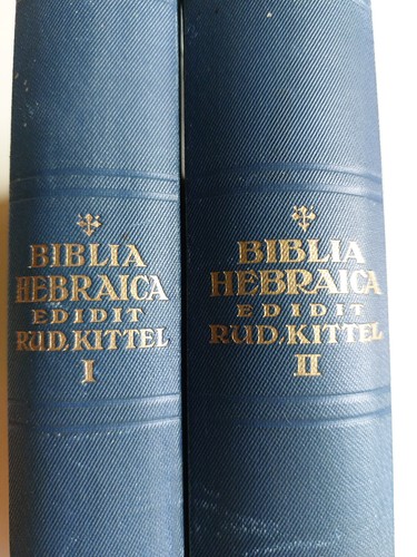 Rudolf kittel biblia hebraica - rudolf,