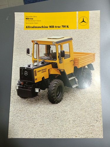 Original prospekt trac 700 - prospekt,