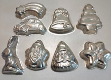 8 x Backform Weihnachten Stern Baum Glocke Nikolaus Stern mit Schweif u. a.