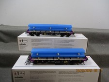 Märklin Spur H0 48657 Schwerlast-Flachwagen Sgmmns der ERR Set 2-teilig OVP C236