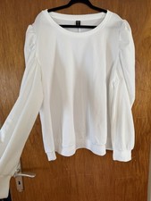 Weißer damen Pullover gr. 54