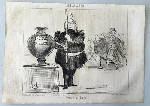 Daumier lithographie - h.,