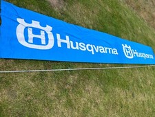 Husqvarna Motocross Banner Enduro Motorrad Freestyle MX FMX für Werkstatt Garage