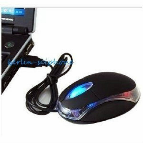 Optische maus mini led - led, usb