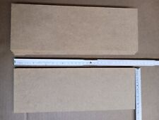 5 Stück MDF Platten 6 mm dick, 324 mm x 114 mm Modellbau Basteln Bemalen DIY Neu