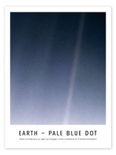 Poster Earth - Pale Blue Dot -