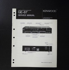Original KENWOOD GE-87 Graphic