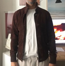 Reiss Wildleder Jacke braun