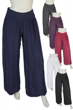 Hose Seide Damen Neu Sommer viele Farben Haremshose 36 38 40 42