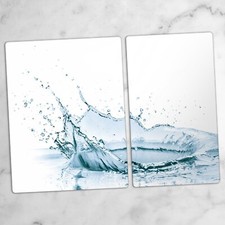 Glas-Herdabdeckplatten Schneidebrett Zweiteilige Glas 70x52 cm Obst Splash
