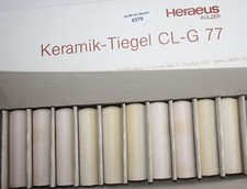 HERAEUS 10 x Keramiktiegel CL-G 77 # 0379