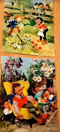 Postkarten mecki igel - igel, ddr