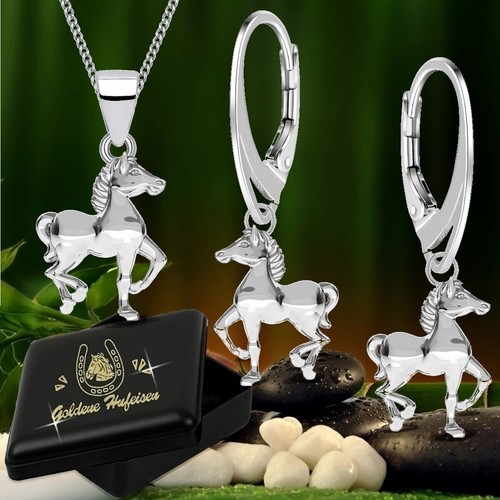 Pferde schmuckset anhänger - pferde,